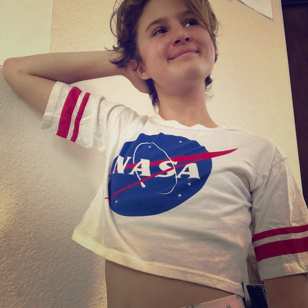 NASA crop top